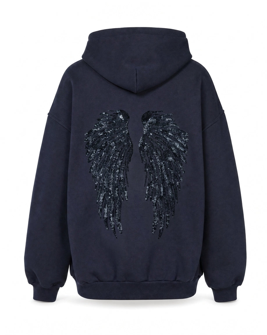 Angel Sequin Hoodie