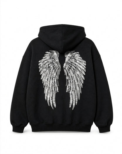 Angel Sequin Hoodie