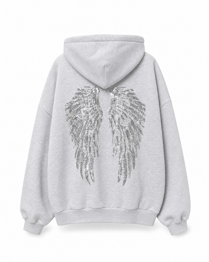 Angel Sequin Hoodie