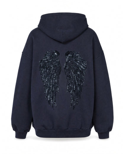 Angel Sequin Hoodie