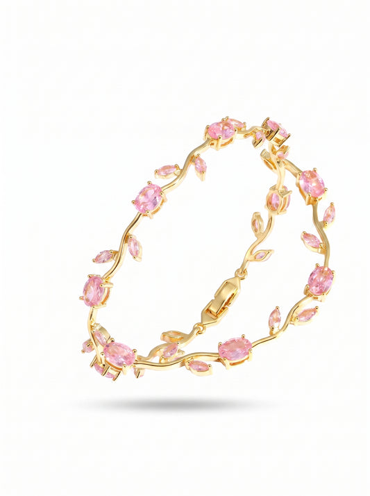 The Branch Bracelet - Blush Pink