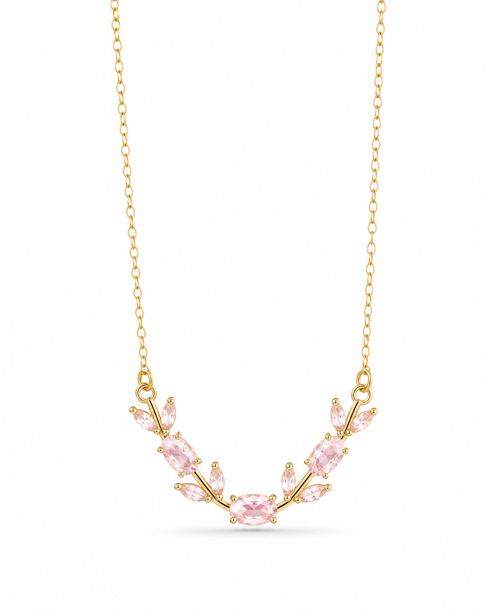 The Branch Necklace - Blush Pink
