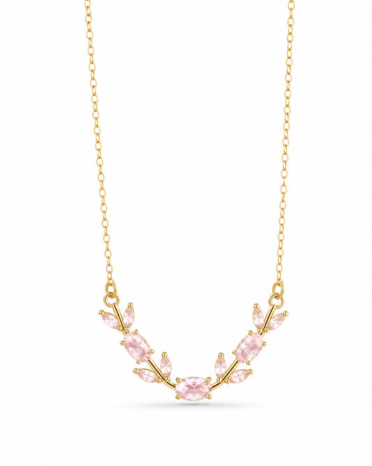 The Branch Necklace - Blush Pink
