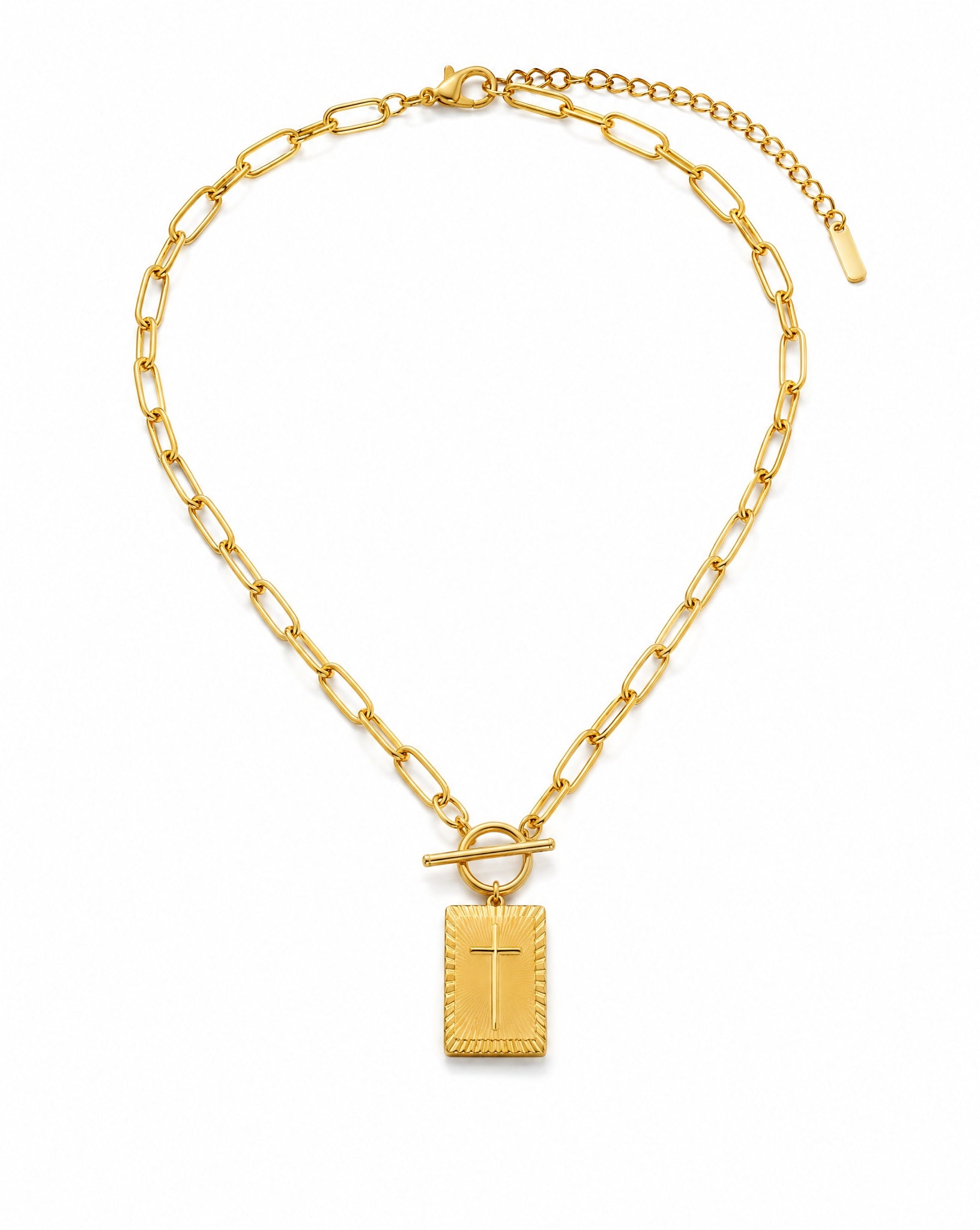 The Cross Necklace - Gold