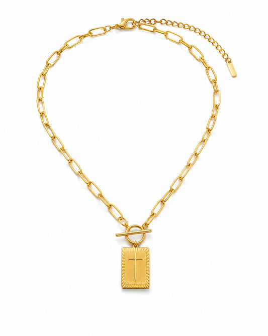 The Cross Necklace - Gold