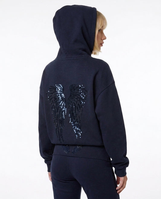 Angel Sequin Hoodie