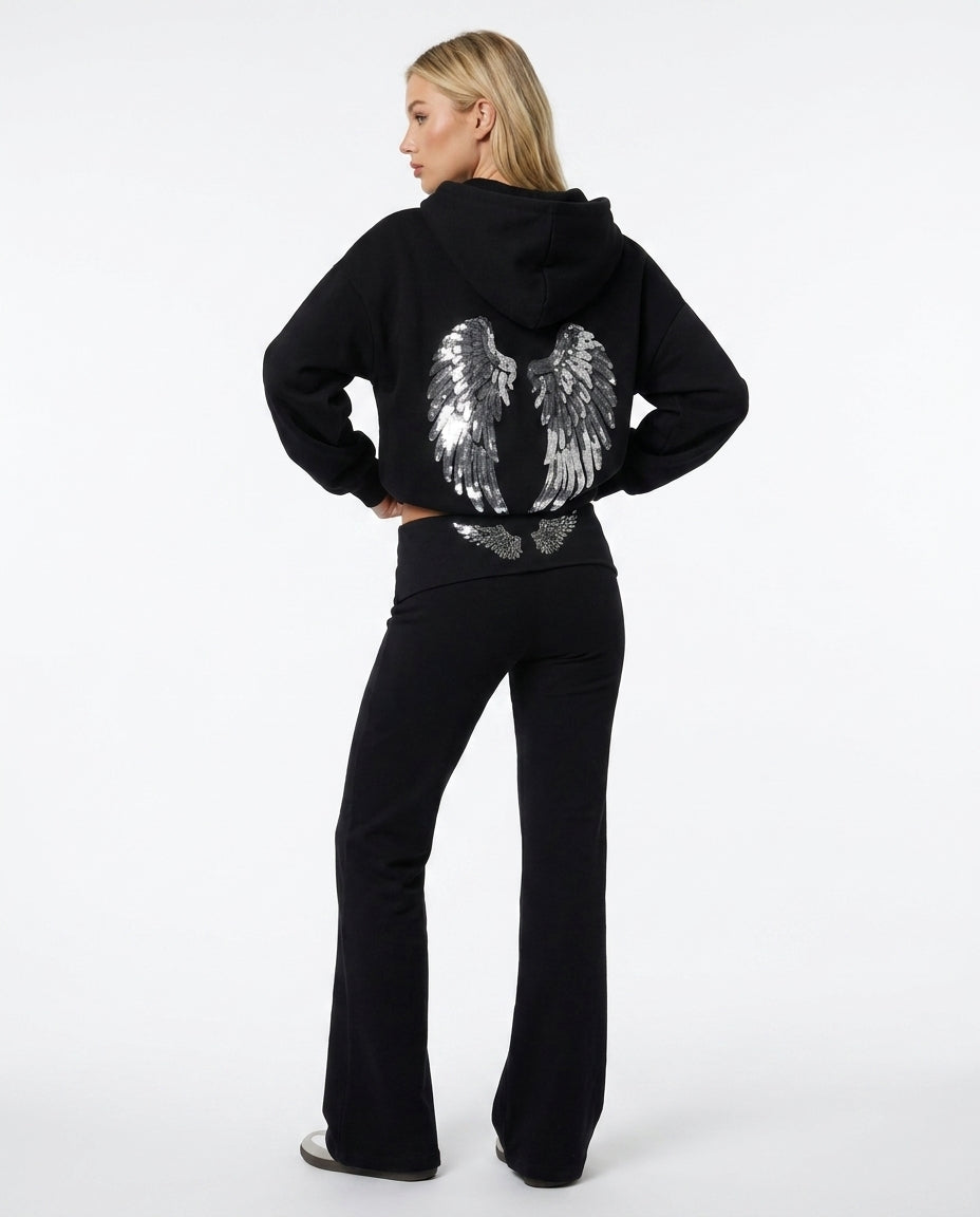 Angel Wings Flare Pants