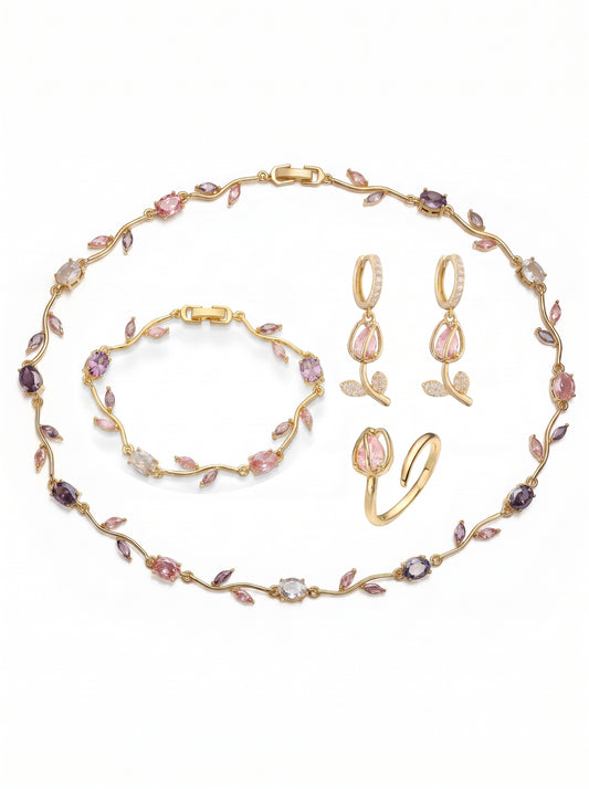 The Tulip Jewelry Set - Blush Mix