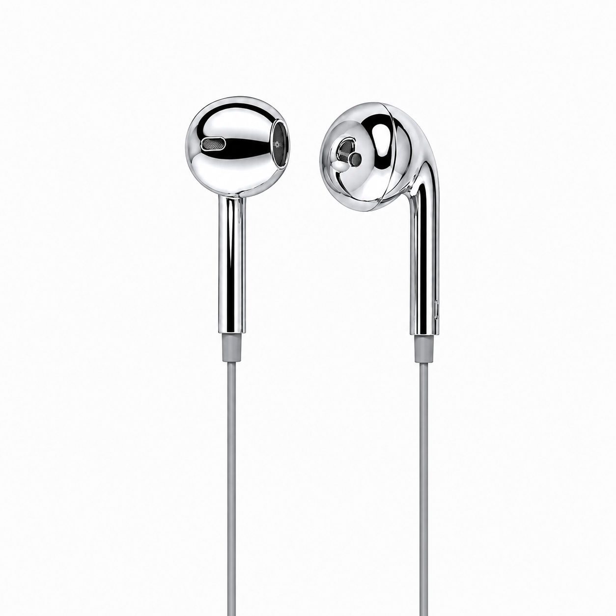 Chrome Buds in silver
